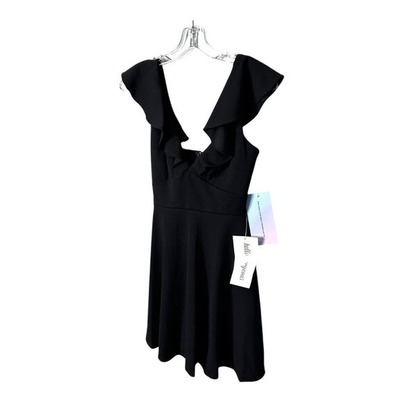 NWT JUMP APPAREL Womens Cap Sleeve V Neck Short Party Fit Flare LBD size XS - Picture 8 of 11